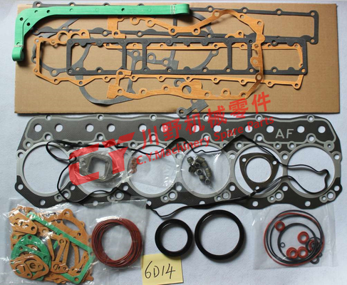 ME031916 Full Gasket Set Excavator Head Gasket 6D14 6D14T For SK07 - 2  HD400 MS180